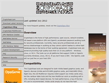 Tablet Screenshot of cryptohaze.com